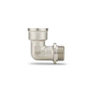 Угольник равносторонний Varmega ВР-НР с внутренней и наружной резьбой с упором