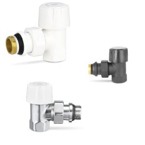 Термостатический радиаторный клапан Varmega Design угловой